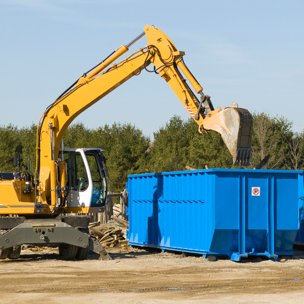 how many times can i have a residential dumpster rental emptied in Sharon OK